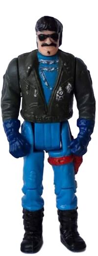 Kenner M.A.S.K. Piranha PlayFul argentine, licensed product. Blue gloves instead of black.